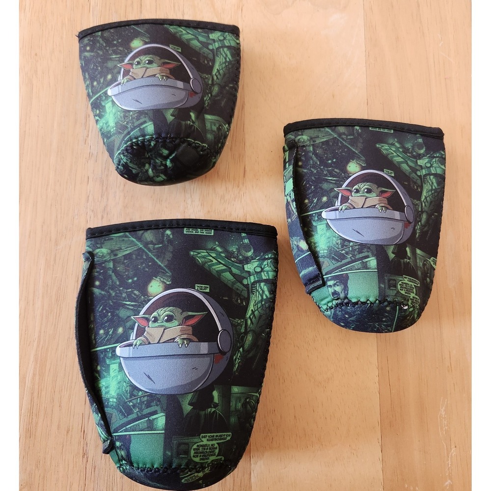 The Mandalorian Baby Yoda The Child Neoprene Koozie Sleeve 3 Sizes Beverage